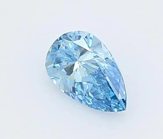 0.29ct Pear Lab Grown Diamond (Colour Fancy Vivid Blue, Clarity VS2, IGI Certified)
