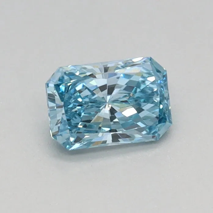 0.30ct Radiant Lab Grown Diamond (Colour Fancy Vivid Blue, Clarity VVS2, IGI Certified)