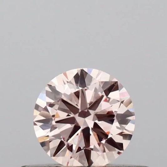 0.30ct Round Lab Grown Diamond (Colour Fancy Pink, Clarity VS1, Cut EX, IGI Certified)