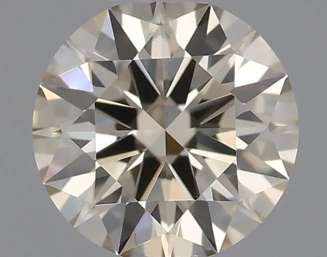 0.30ct Round Natural Diamond (Colour Light Brown, Clarity VVS1, Cut EX, IGI Certified)