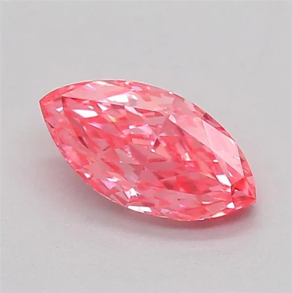 0.31ct Marquise Lab Grown Diamond (Colour Fancy Vivid Pink, Clarity VVS2, IGI Certified)