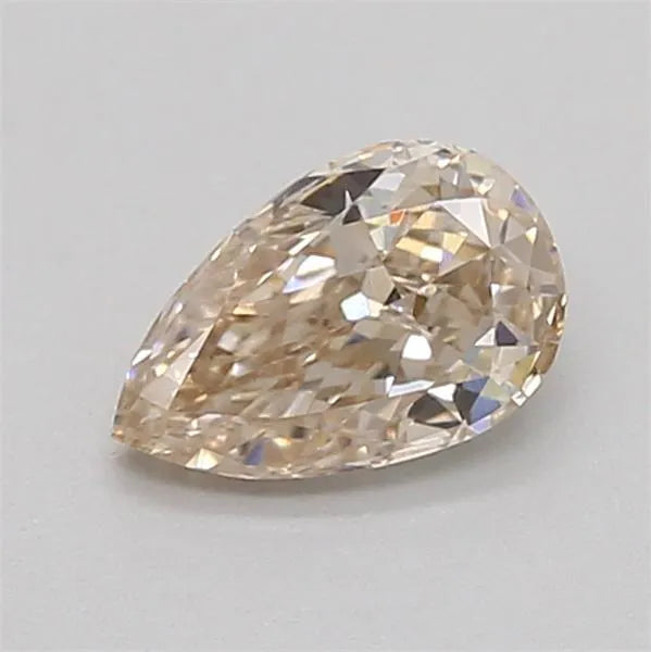 0.31ct Pear Lab Grown Diamond (Colour Very Light Brown, Clarity VVS1, IGI Certified)
