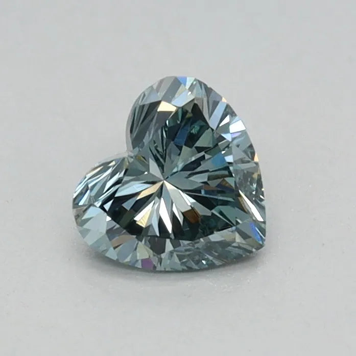 0.32ct Heart Lab Grown Diamond (Colour Fancy Intense Green, Clarity VVS2, IGI Certified)