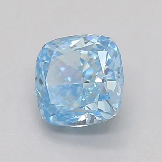 0.33ct Cushion brilliant Lab Grown Diamond (Colour Fancy Vivid Blue, Clarity VVS1, IGI Certified)
