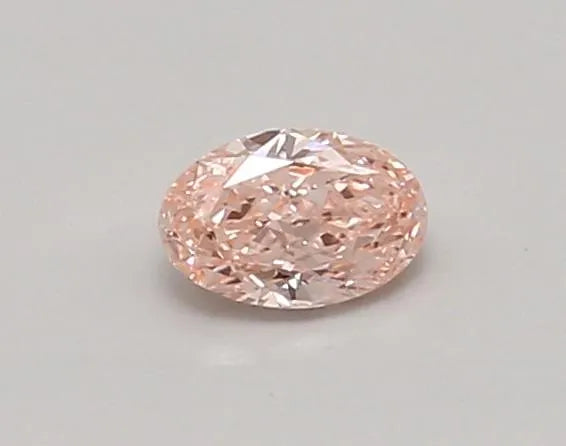 0.33ct Oval Lab Grown Diamond (Colour Fancy Vivid Pink, Clarity VVS2, IGI Certified)