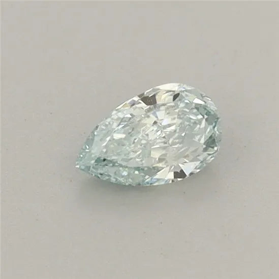 0.33ct Pear Lab Grown Diamond (Colour Fancy Intense Green, Clarity VVS2, IGI Certified)
