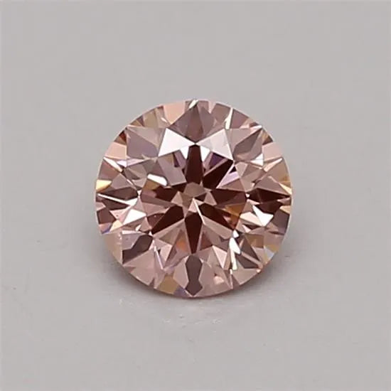 0.33ct Round Lab Grown Diamond (Colour Fancy Intense Pink, Clarity VS1, Cut ID, IGI Certified)