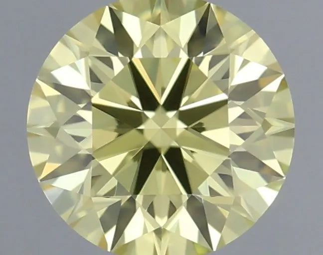 0.33ct Round Lab Grown Diamond (Colour Fancy Intense Yellow, Clarity VS1, Cut ID, IGI Certified)