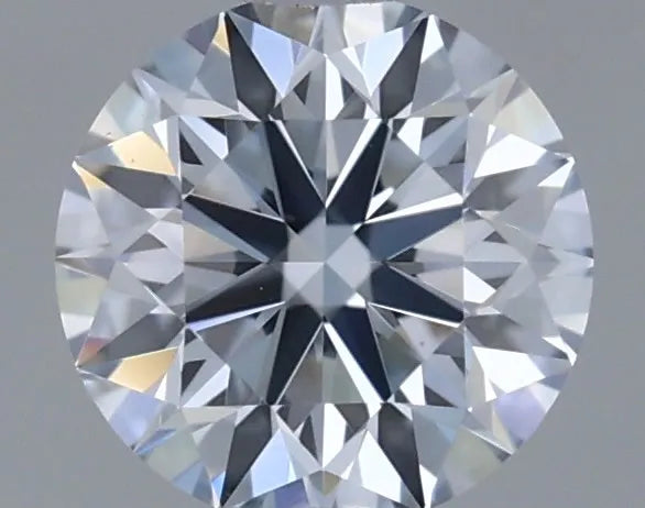 0.33ct Round Lab Grown Diamond (Colour Light Blue, Clarity VS1, Cut EX, IGI Certified)