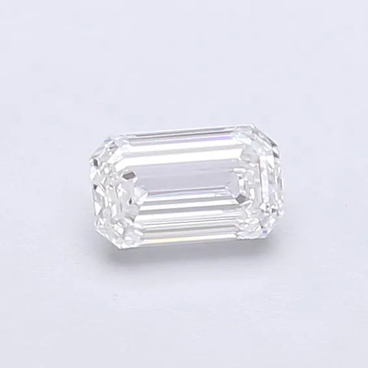 0.34ct Emerald Lab Grown Diamond (Colour D, Clarity VVS2, IGI Certified)