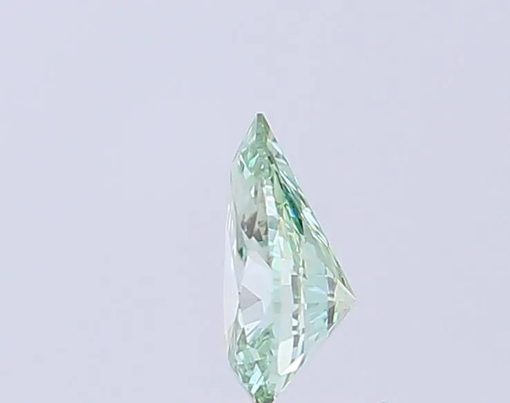 0.34ct Pear Lab Grown Diamond (Colour Fancy Vivid Green, Clarity VS1, IGI Certified)