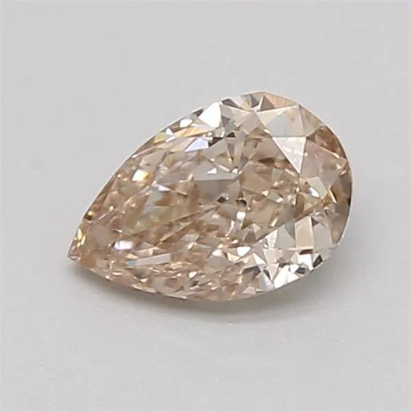 0.34ct Pear Lab Grown Diamond (Colour Very Light Brown, Clarity VVS2, IGI Certified)