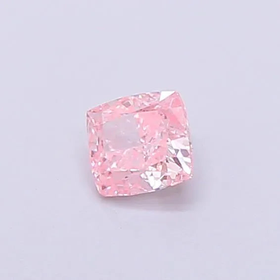 0.35ct Cushion modified Lab Grown Diamond (Colour Fancy Vivid Pink, Clarity VVS2, IGI Certified)