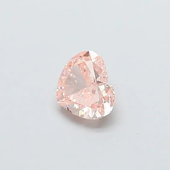 0.35ct Heart Lab Grown Diamond (Colour Fancy Intense Pinkish Brown, Clarity VVS2, IGI Certified)
