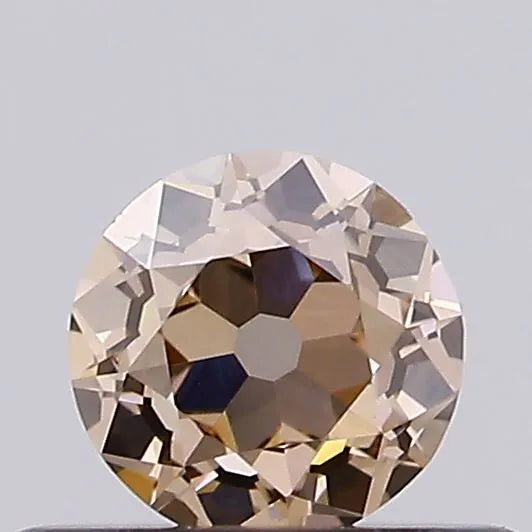 0.35ct Old european cut Lab Grown Diamond (Colour Fancy Light Brown, Clarity VVS2, IGI Certified)