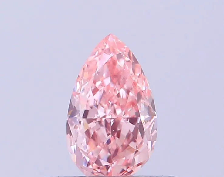 0.36ct Pear Lab Grown Diamond (Colour Fancy Intense Pink, Clarity VVS2, IGI Certified)