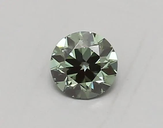0.37ct Old european cut Lab Grown Diamond (Colour Fancy Vivid Green, Clarity VS1, IGI Certified)