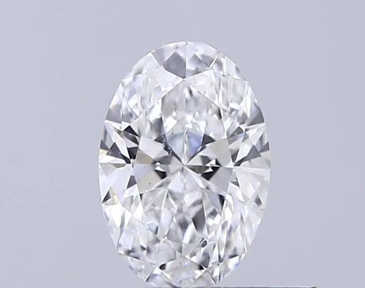 0.37ct Oval Lab Grown Diamond (Colour E, Clarity SI1, GIA Certified)