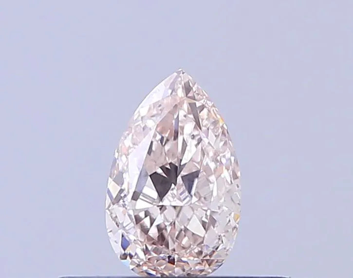 0.37ct Pear Lab Grown Diamond (Colour Fancy Light Pinkish Brown, Clarity VVS2, IGI Certified)