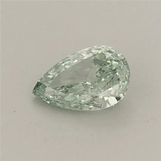0.37ct Pear Lab Grown Diamond (Colour Fancy Vivid Green, Clarity VS1, IGI Certified)