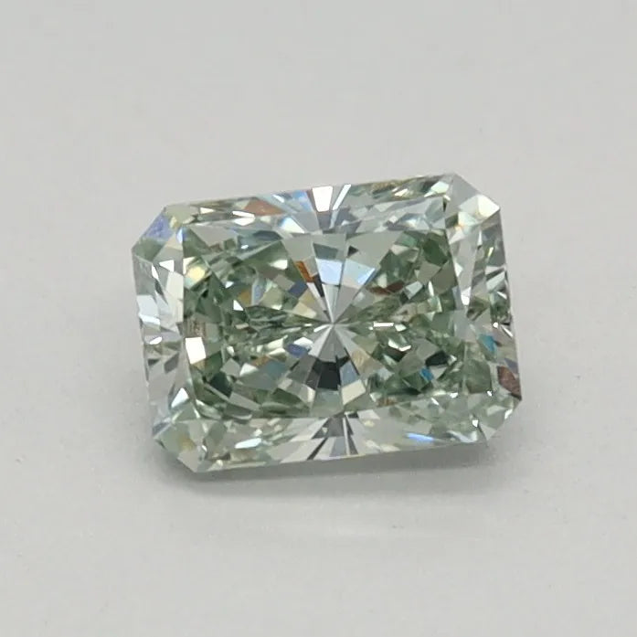 0.37ct Radiant Lab Grown Diamond (Colour Fancy Intense Green, Clarity VVS2, IGI Certified)
