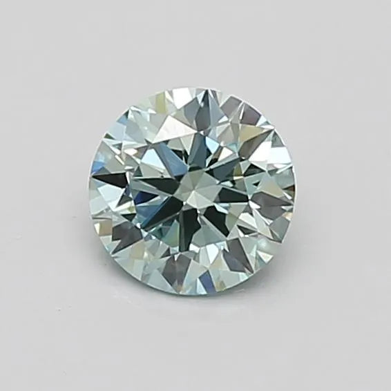 0.37ct Round Lab Grown Diamond (Colour Fancy Intense Green, Clarity VVS1, Cut ID, IGI Certified)