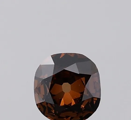 0.38ct Cushion brilliant Lab Grown Diamond (Colour Fancy Deep Brown, Clarity VS2, IGI Certified)