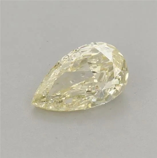 0.38ct Pear Lab Grown Diamond (Colour Fancy Light Yellow, Clarity VS1, IGI Certified)