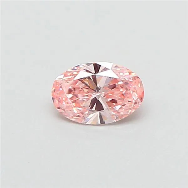 0.39ct Oval Lab Grown Diamond (Colour Fancy Intense Pink, Clarity VVS2, IGI Certified)