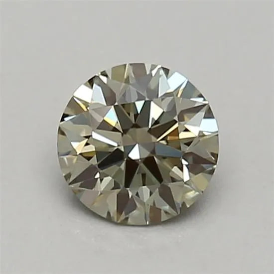0.39ct Round Lab Grown Diamond (Colour Fancy Green, Clarity VS1, Cut ID, IGI Certified)