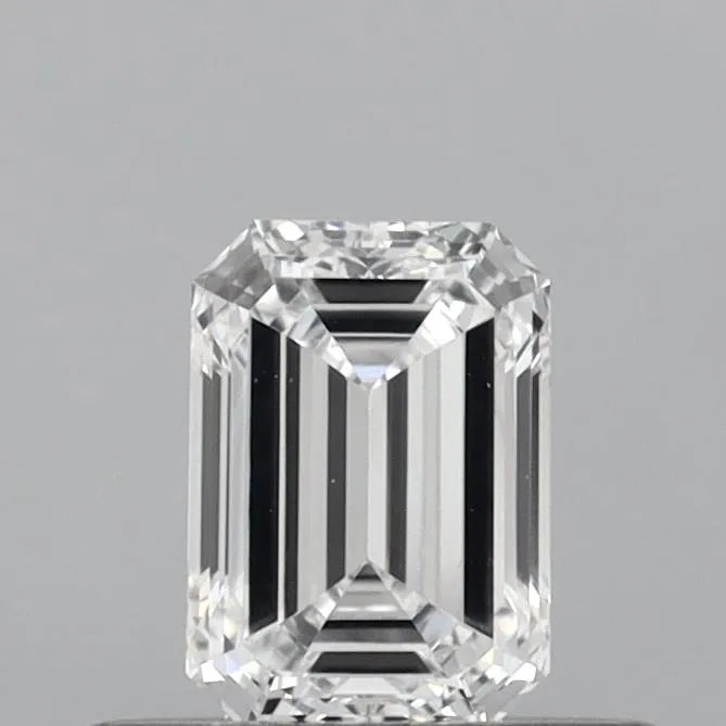 0.41ct Emerald Lab Grown Diamond (Colour D, Clarity IF, IGI Certified)