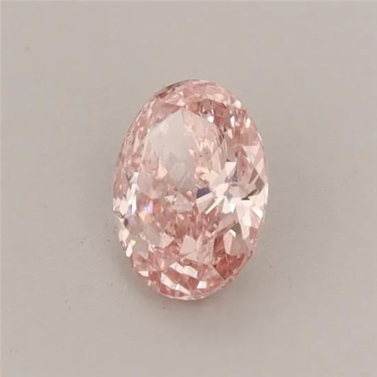 0.42ct Oval Lab Grown Diamond (Colour Fancy Vivid Pink, Clarity VS1, IGI Certified)