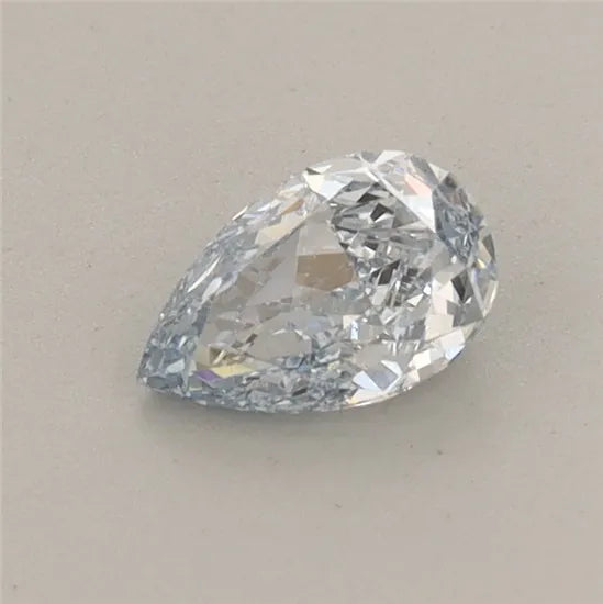 0.43ct Pear Lab Grown Diamond (Colour Fancy Blue, Clarity VS1, IGI Certified)