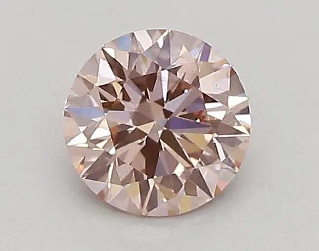 0.43ct Round Lab Grown Diamond (Colour Fancy Intense Pink, Clarity VS1, Cut ID, IGI Certified)