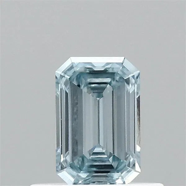 0.45ct Emerald Lab Grown Diamond (Colour Fancy Intense Blue, Clarity VVS2, IGI Certified)