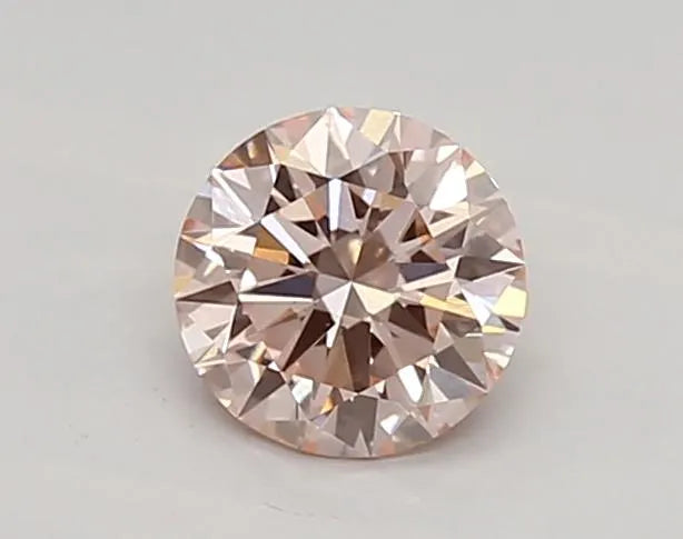 0.45ct Round Lab Grown Diamond (Colour Fancy Light Pink, Clarity VS1, Cut EX, IGI Certified)