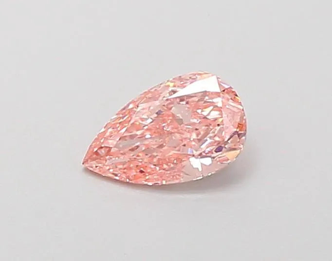 0.46ct Pear Lab Grown Diamond (Colour Fancy Intense Pink, Clarity SI1, IGI Certified)