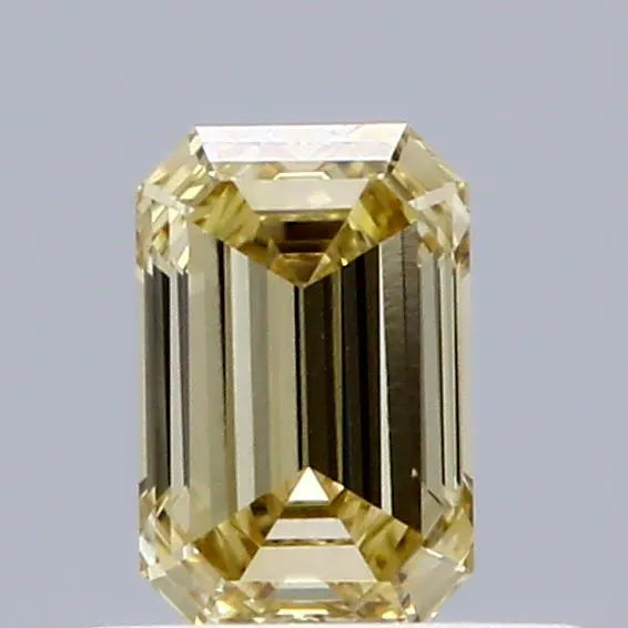 0.47ct Emerald Lab Grown Diamond (Colour Fancy Intense Yellow, Clarity VS1, IGI Certified)