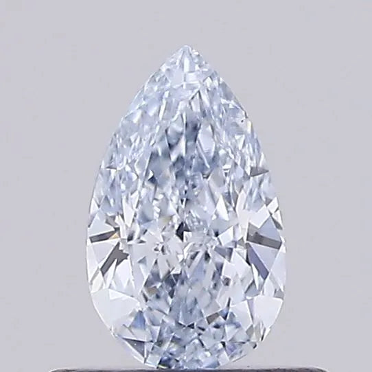 0.48ct Pear Lab Grown Diamond (Colour Fancy Blue, Clarity VVS2, IGI Certified)