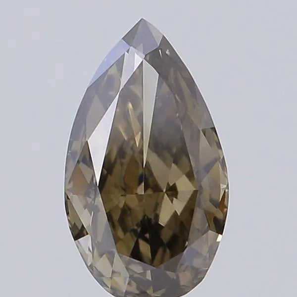 0.48ct Pear Lab Grown Diamond (Colour Fancy Brownish Gray, Clarity VS2, IGI Certified)