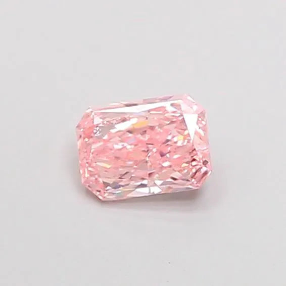 0.49ct Radiant Lab Grown Diamond (Colour Fancy Vivid Pink, Clarity VS1, IGI Certified)