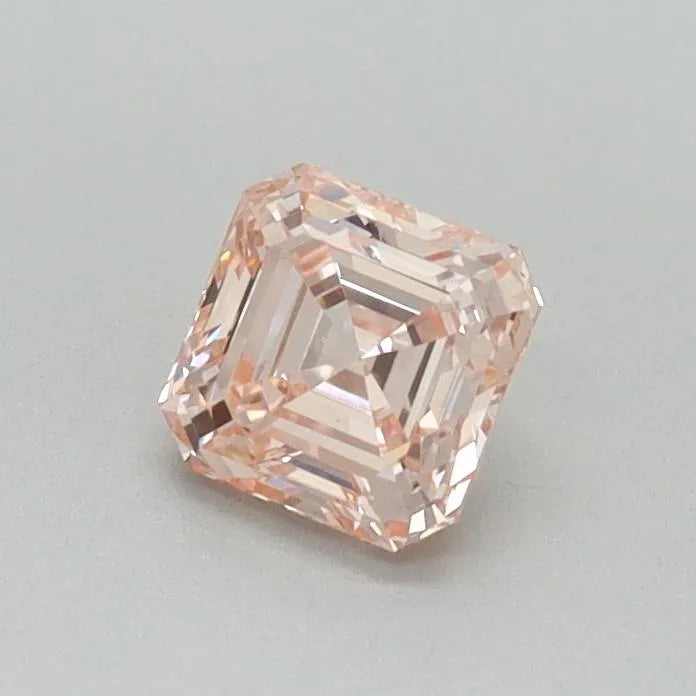 0.50ct Asscher Lab Grown Diamond (Colour Fancy Intense Pink, Clarity VS2, IGI Certified)