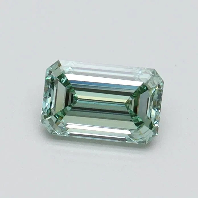 0.50ct Emerald Lab Grown Diamond (Colour Fancy Intense Green, Clarity VVS2, IGI Certified)