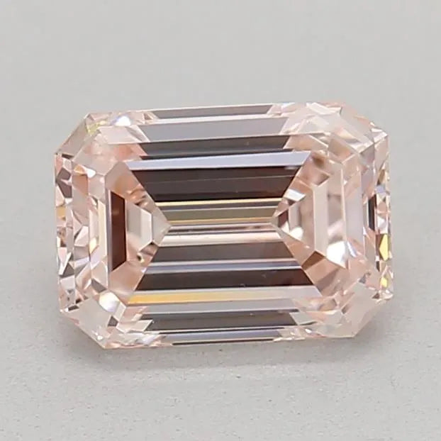 0.50ct Emerald Lab Grown Diamond (Colour Fancy Pink, Clarity VS1, IGI Certified)