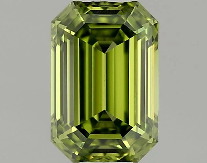 0.50ct Emerald Lab Grown Diamond (Colour Fancy Vivid Green, Clarity VVS2, IGI Certified)
