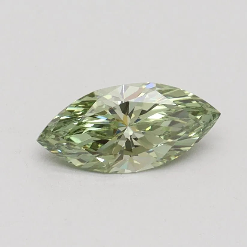 0.50ct Marquise Lab Grown Diamond (Colour Fancy Intense Green, Clarity VVS2, IGI Certified)