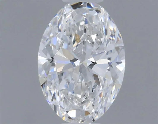 0.50ct Oval Lab Grown Diamond (Colour D, Clarity VVS2, IGI Certified)