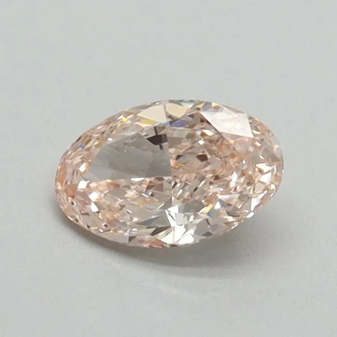 0.50ct Oval Lab Grown Diamond (Colour Fancy Intense Pink, Clarity VS1, IGI Certified)