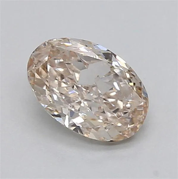 0.50ct Oval Lab Grown Diamond (Colour Very Light Brown, Clarity VS2, IGI Certified)