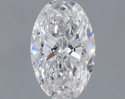 0.50ct Oval Natural Diamond (Colour D, Clarity SI1, GIA Certified)
